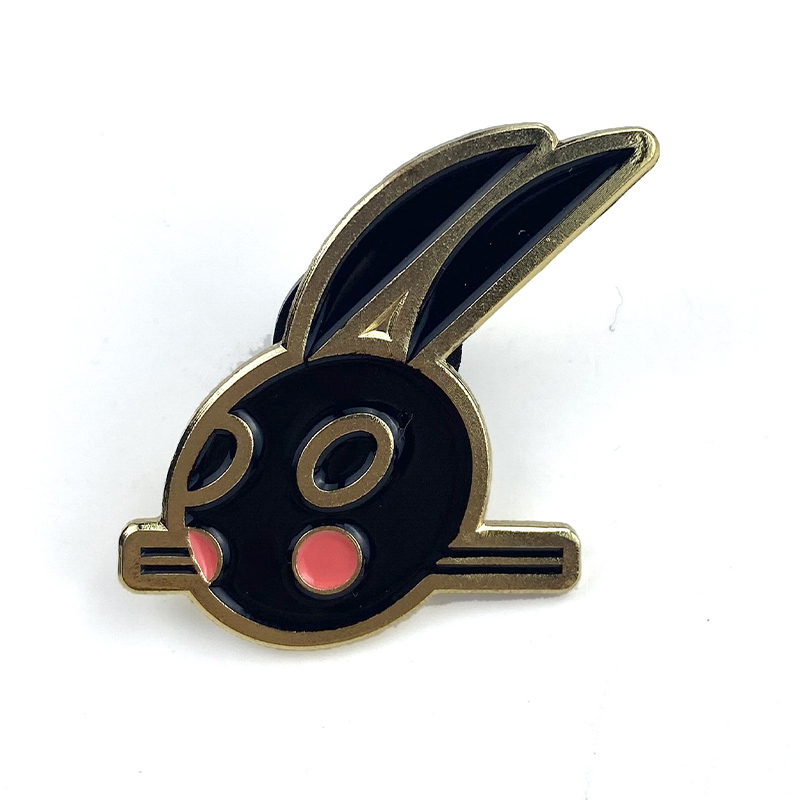 စာရင်းသွင်းမှု Vintage Bunny Enamel Pin