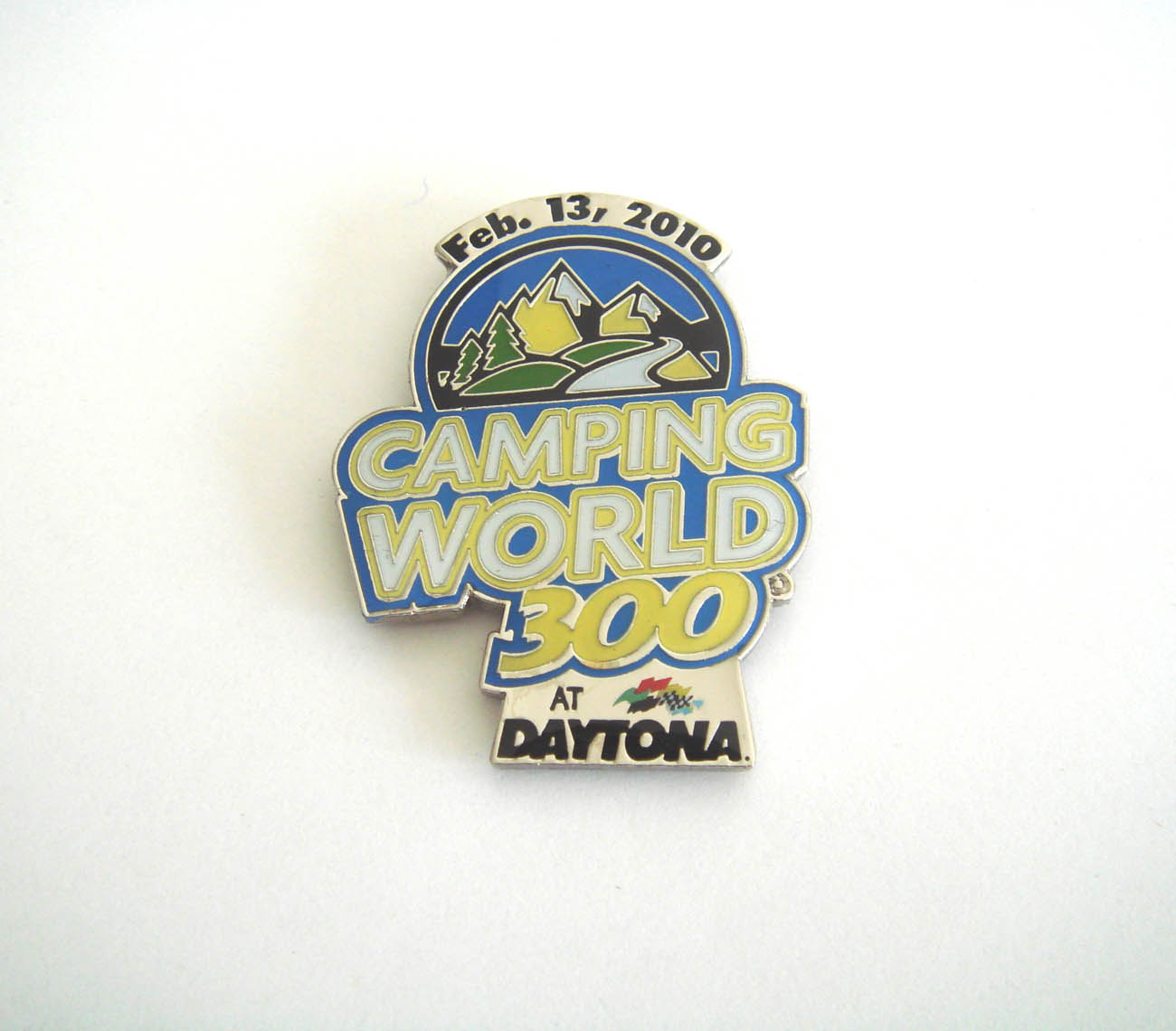 Myk bl&aring; fiskeemaljepinne