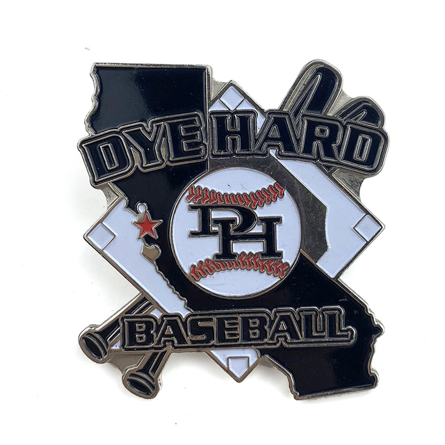 Backing Tennis Space Enamel Pin