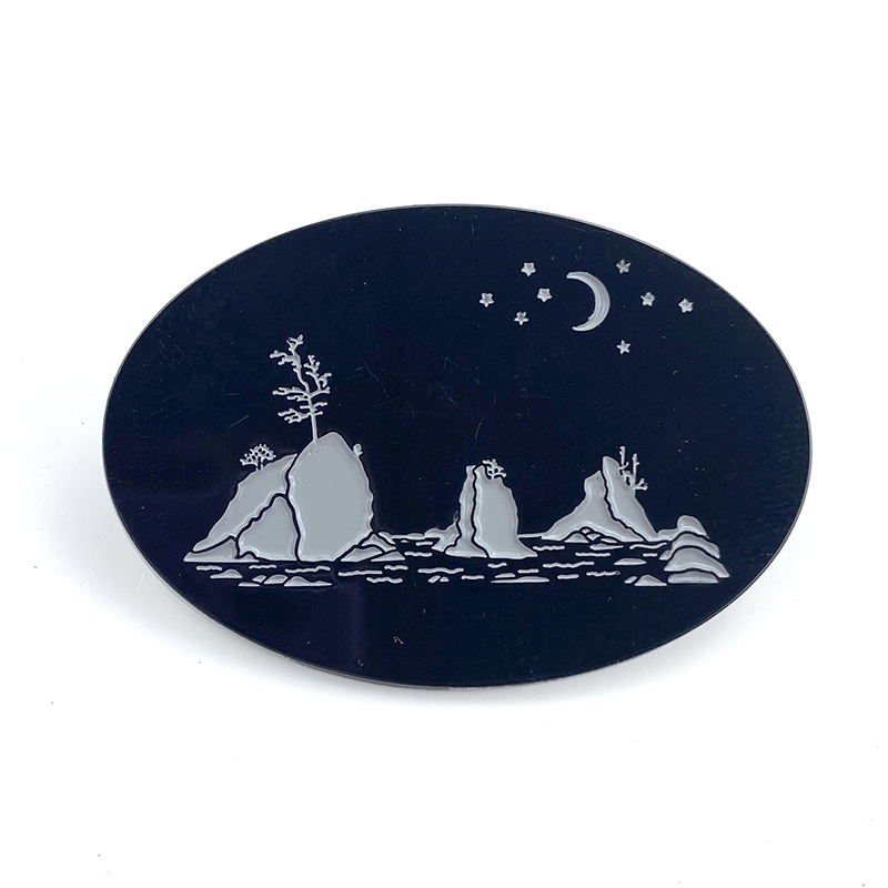 தனிப்பயனாக்கப்பட்ட சாயமிடப்பட்ட சிக்காடா பற்சிப்பி பின்