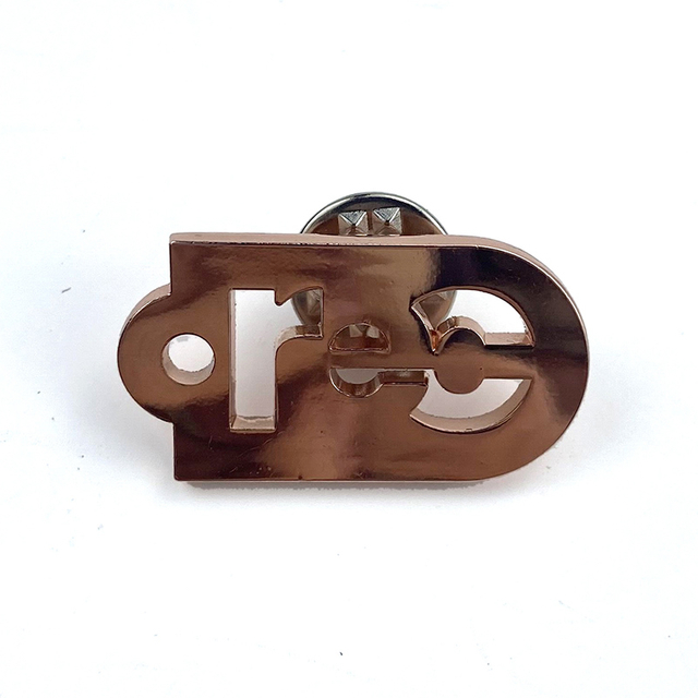 Die Struck bez barven&iacute; Bird Antique Bronze Lapel Pin