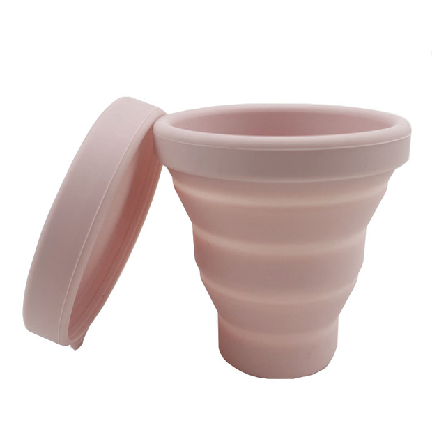 Tazza da caff&egrave; pieghevole in silicone flessibile per mensa