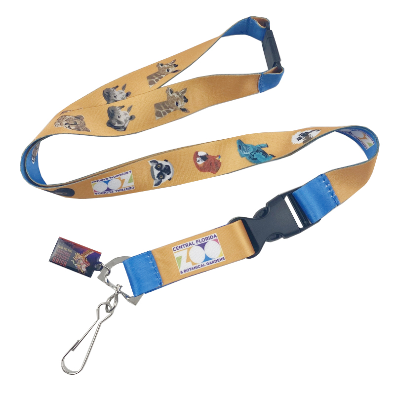 Colorful Polyester Heat Transfer Lanyard for Promotion