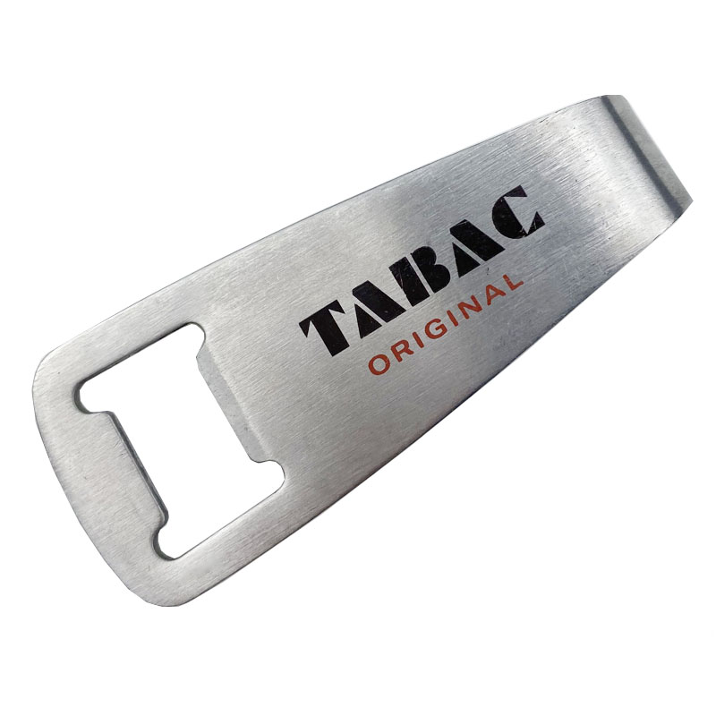 Плоская портативная открывалка для бутылок с двойным шарниром