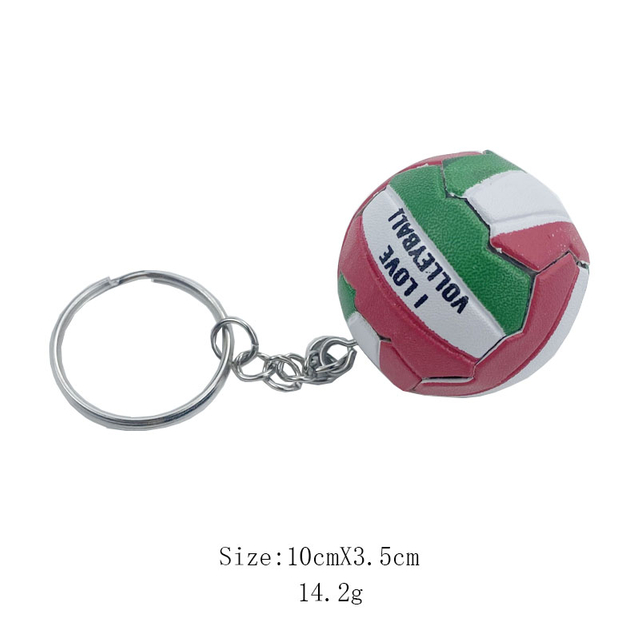 Portachiavi con pallone da calcio in PU per auto