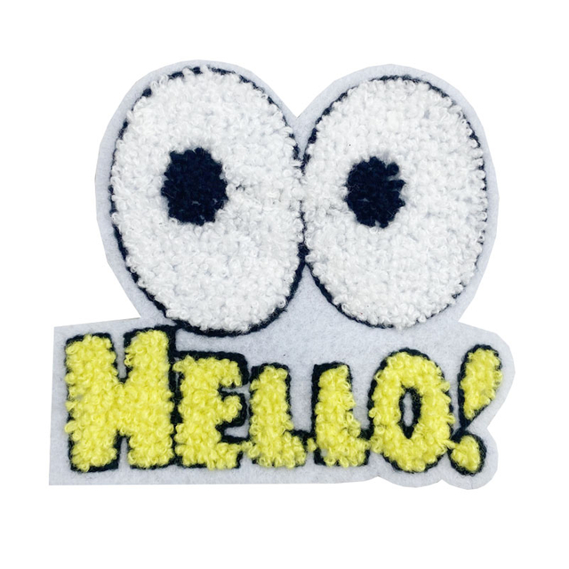 Peittopolyesteri Korkealaatuinen Chenille Patch