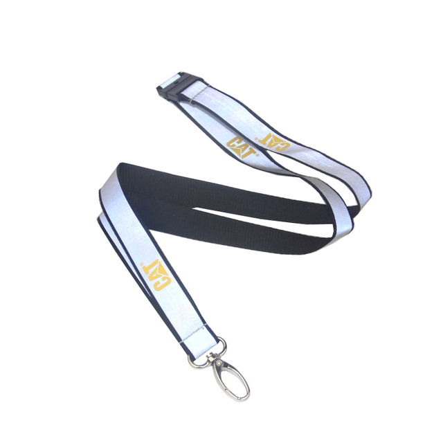 Gerieflike monochromatiese reflektiewe lanyard vir gebeurtenisveld