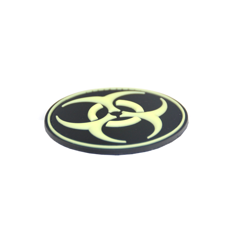 OEM Pure White Pvc Patch շապիկի համար