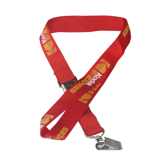 Lanyard Poliester Tersuai Leher untuk Sublimasi