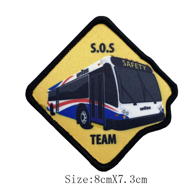 brugerdefineret milit&aelig;r badge label trykt kasketjern p&aring; v&aelig;vet patch