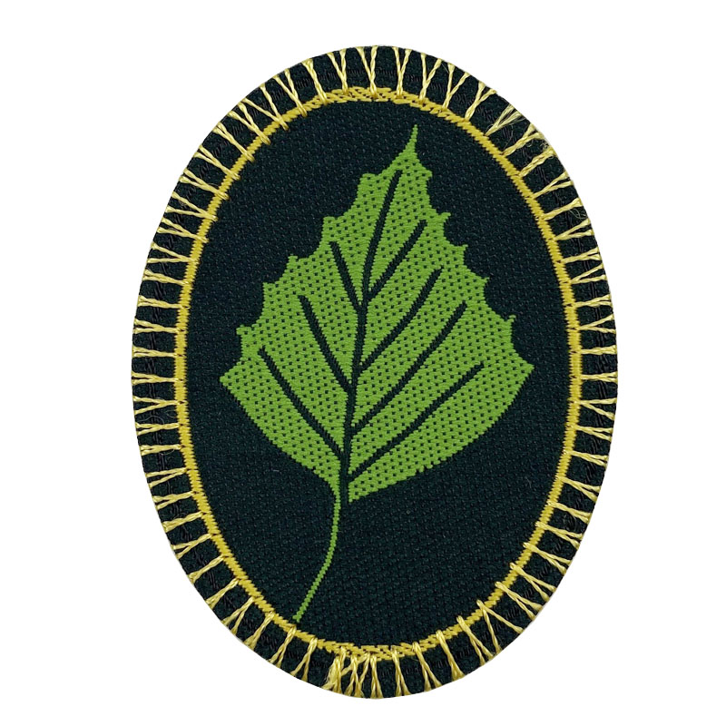 Bell Silk Woven Patch for School Clothing