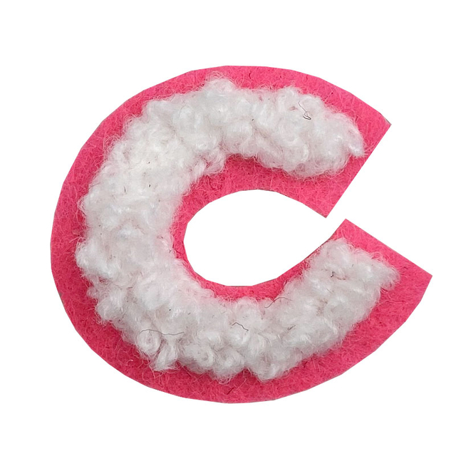 Quilt Adhesive High Quality Chenille Patch