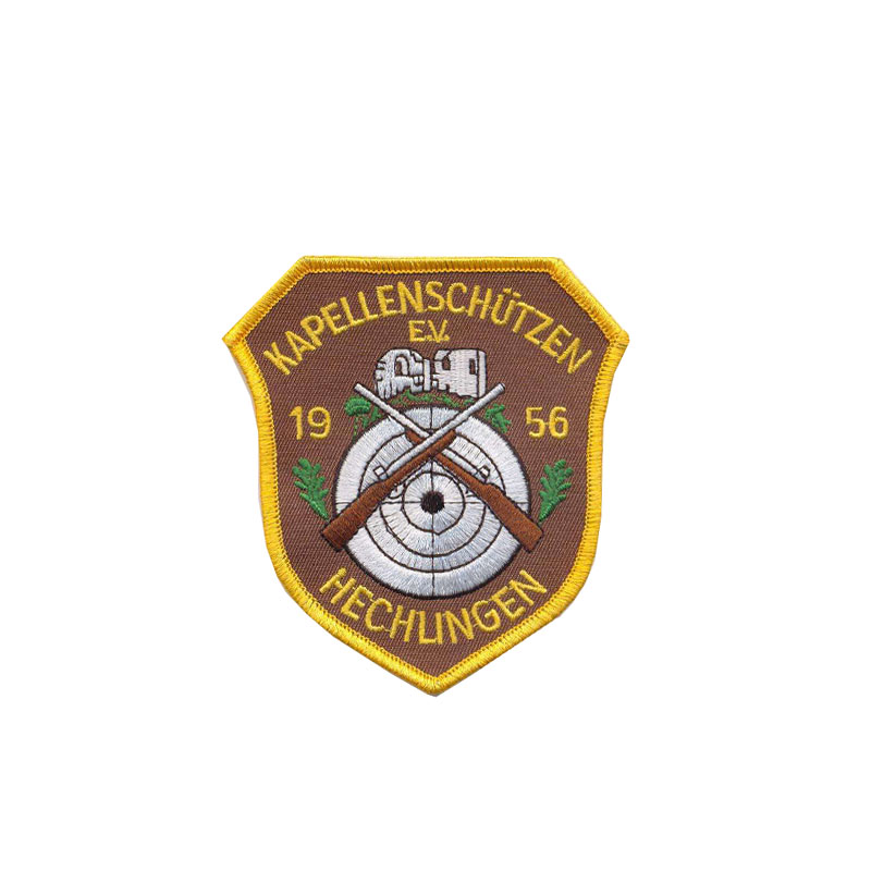 Pasgemaakte borduurpleister vir skoen met pasgemaakte logo
