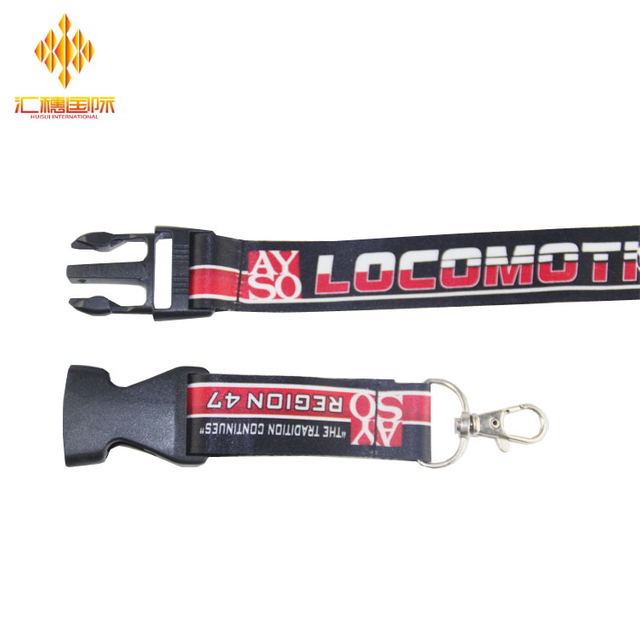 Sublimation အတွက် Sublimation စိတ်ကြိုက်ပြုလုပ်နိုင်သော Polyester Lanyard