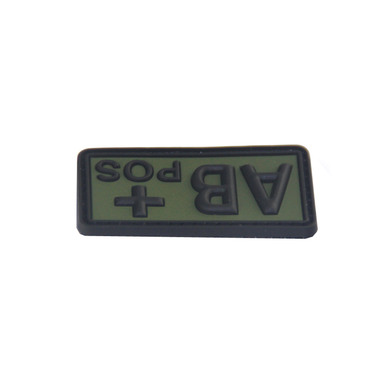 Patch de PVC preto OEM para crian&ccedil;as