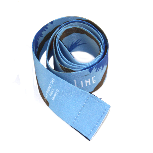 Ribbon Customizable Polyester Lanyard ສໍາລັບບັດ