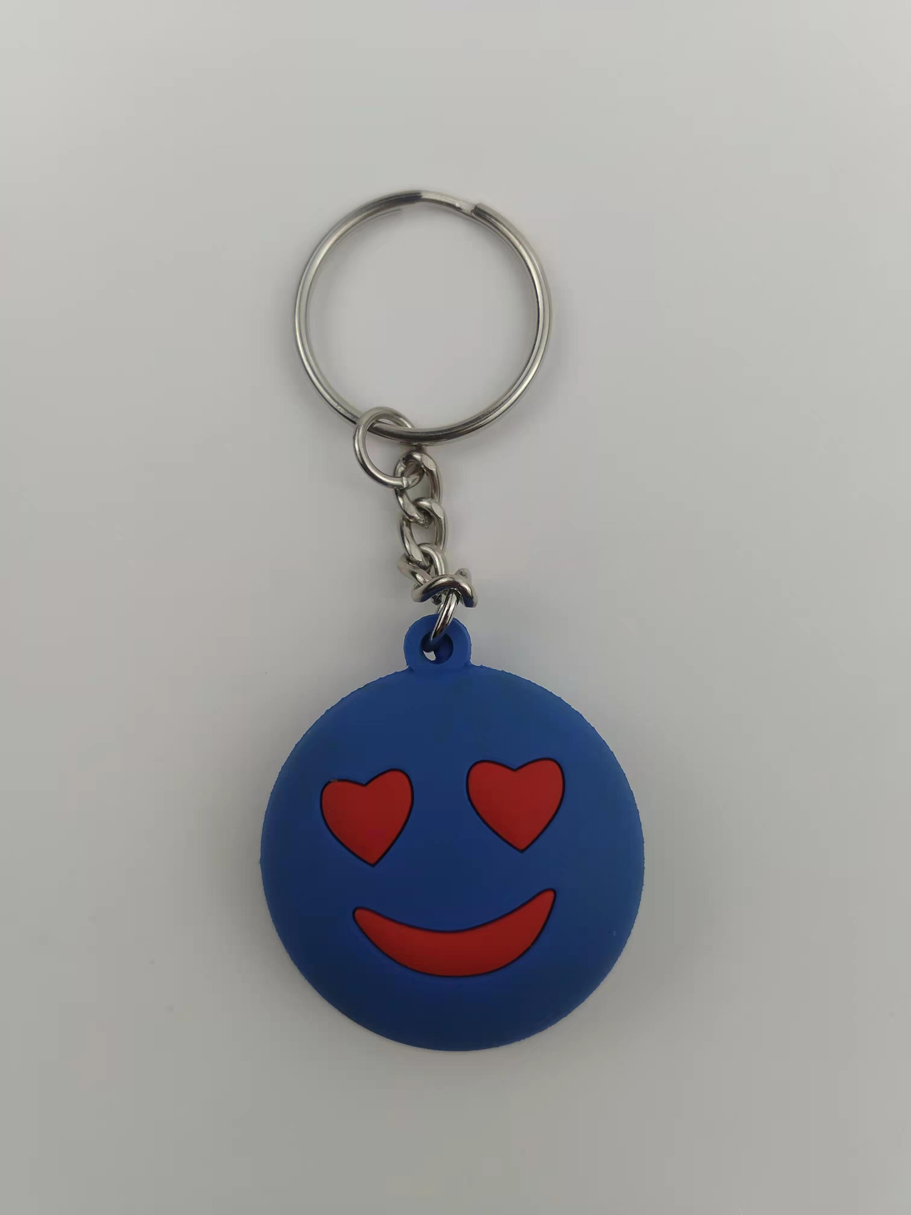 Waterdichte sleutelidentificatie Kleine PVC-sleutelhanger