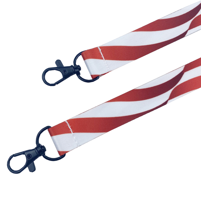 Bedrucktes Seiden-W&auml;rme&uuml;bertragungs-Lanyard f&uuml;r M&auml;nner