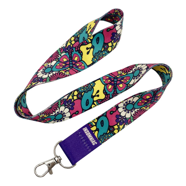 Sleutelhanger Polyester Heat Transfer Lanyard vir sleutels