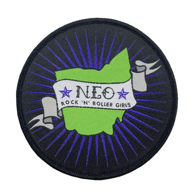 Neck 3D Woven Patch for School Clothing