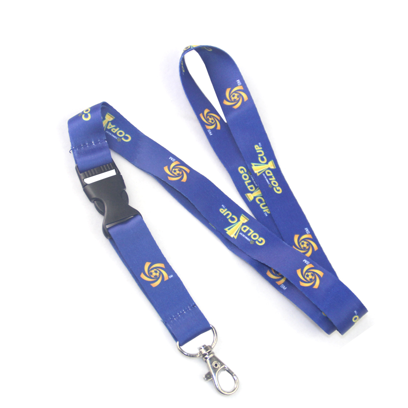 ព្រីន Polyester Lanyard ដែលអាចប្ដូរតាមបំណងបានសម្រាប់កូនសោ