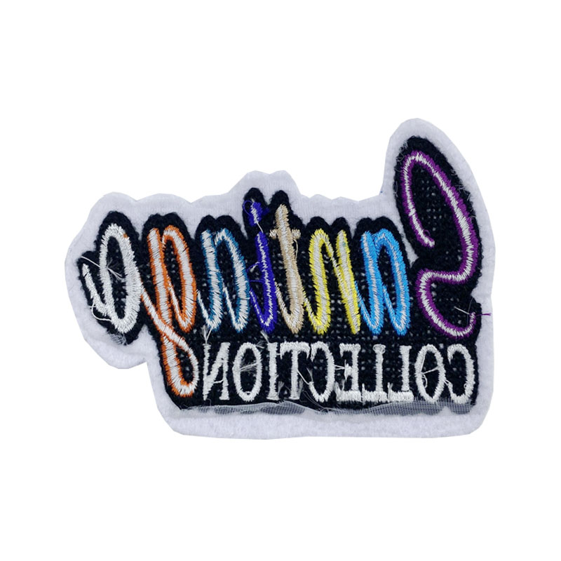 Patch di Chenille di alta qualità in poliestere di alta qualità