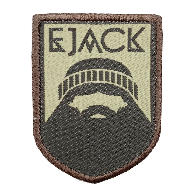 Folded Fabric Woven Patch for Clothing