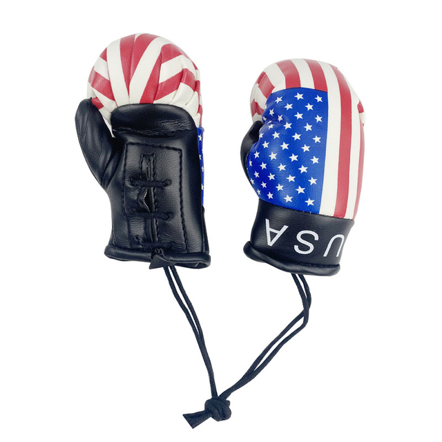 Lembran&ccedil;a de chaveiro de luva de boxe de couro charmoso