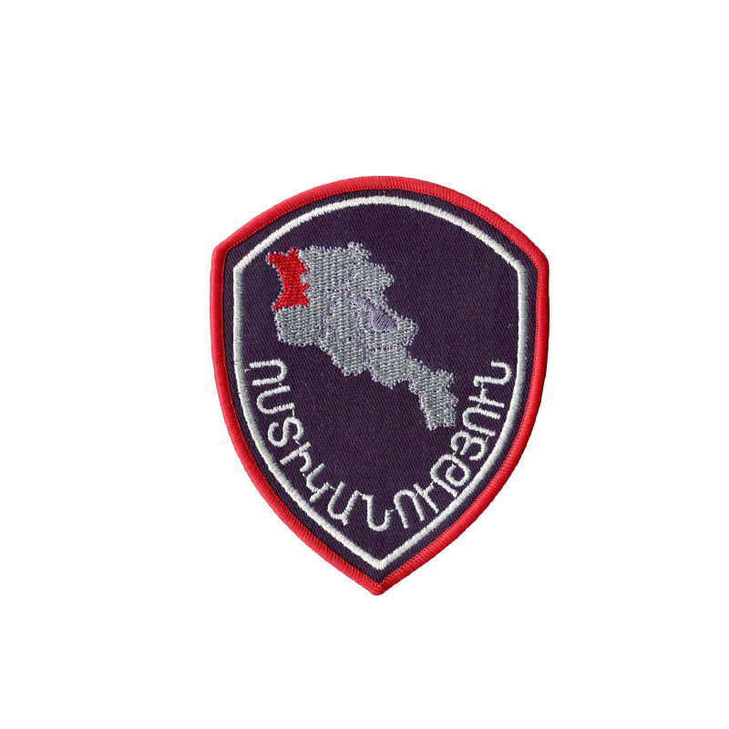 Λογότυπο μάρκας Πολύχρωμο έμπλαστρο κεντήματος για ένδυμα